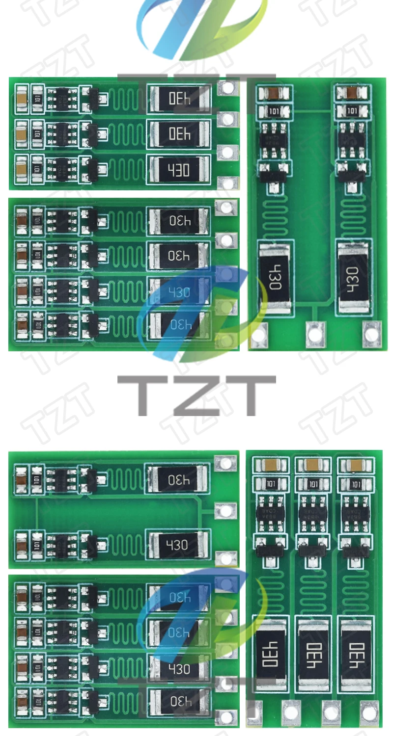 TZT 1/2/5PCS 2S 3S 4S Balance Board 8,4 V 12,6 V 16,8 V 18650 Polymer Li-Ion Lithium Batterie Balancer BMS 100mA Ausgewogene Strom – Detail 5