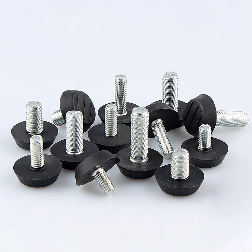 4Pcs M6 M8 Thread Adjustable Furniture Levelers Leveling Feet Screw in Chair Feet