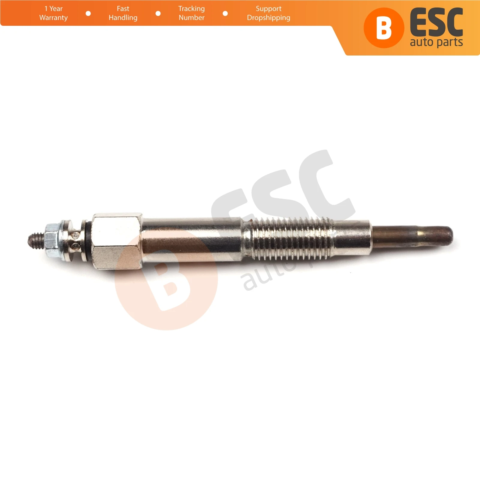 

ESC Auto Parts EGP84 1 Piece Heater Glow Plug 11 Volt 11065-57J00, GN102, 0100226513 for Nissan Fast Shipment Ship From Turkey