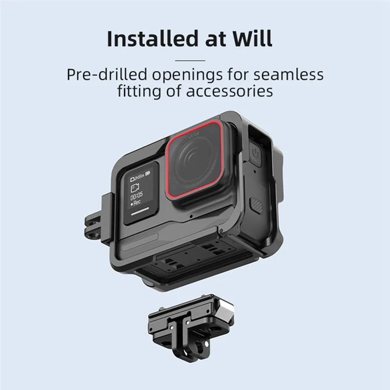 Metal  Cage For Insta360 Metal Frame Protective Case Camera Accessories Quick Release Mount