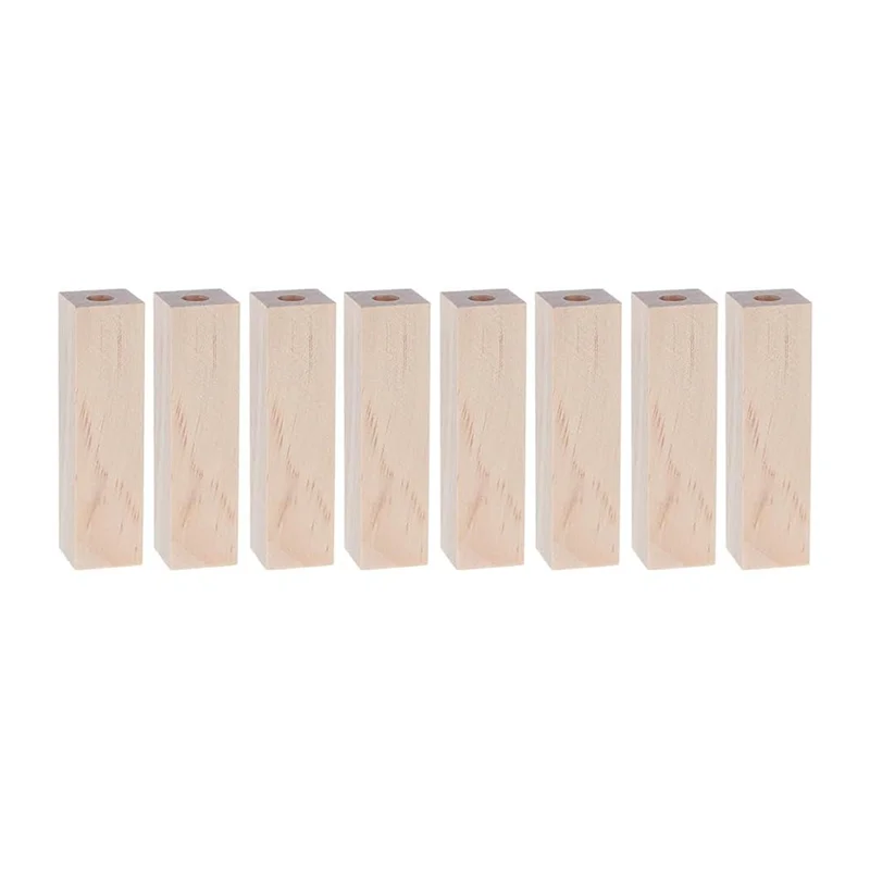 

AAAN-20Pcs Rectangle Pre-Drilled Short Pen Blanks With 7Mm Hole Wood Blanks For Turning-Pen Blanks