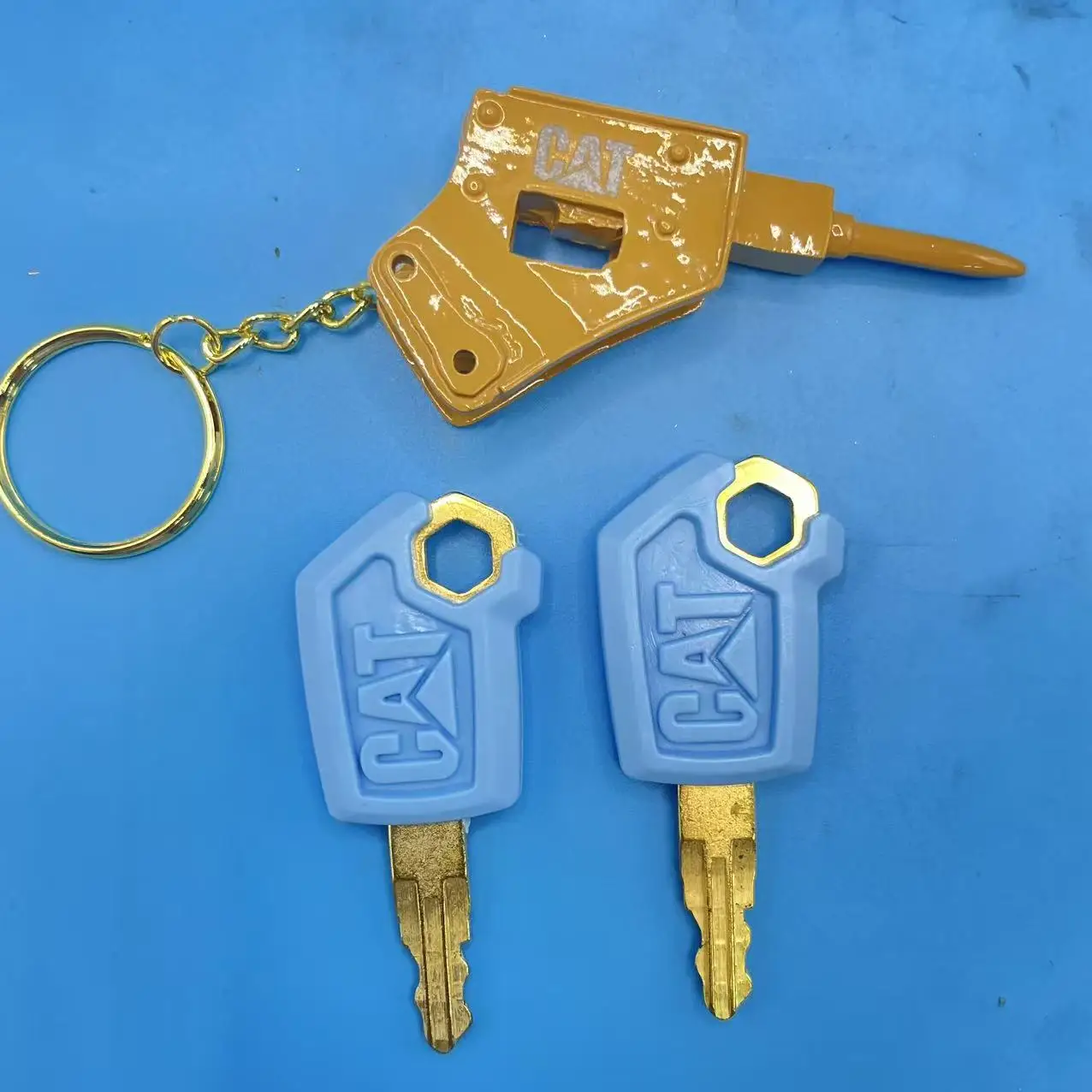 2 قطعة مفتاح إشعال مفتاح ل الأزرق 5P8500 مع المفاتيح المعدات الثقيلة محمل الإشعال دولوزر المعادن والبلاستيك جودة عالية #5