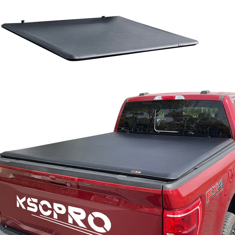 KSCPRO SR Series Soft Roll Up Truck Bed Tonneau Cover for Dodge Ram 1500 2019-2024 6.4' Bed