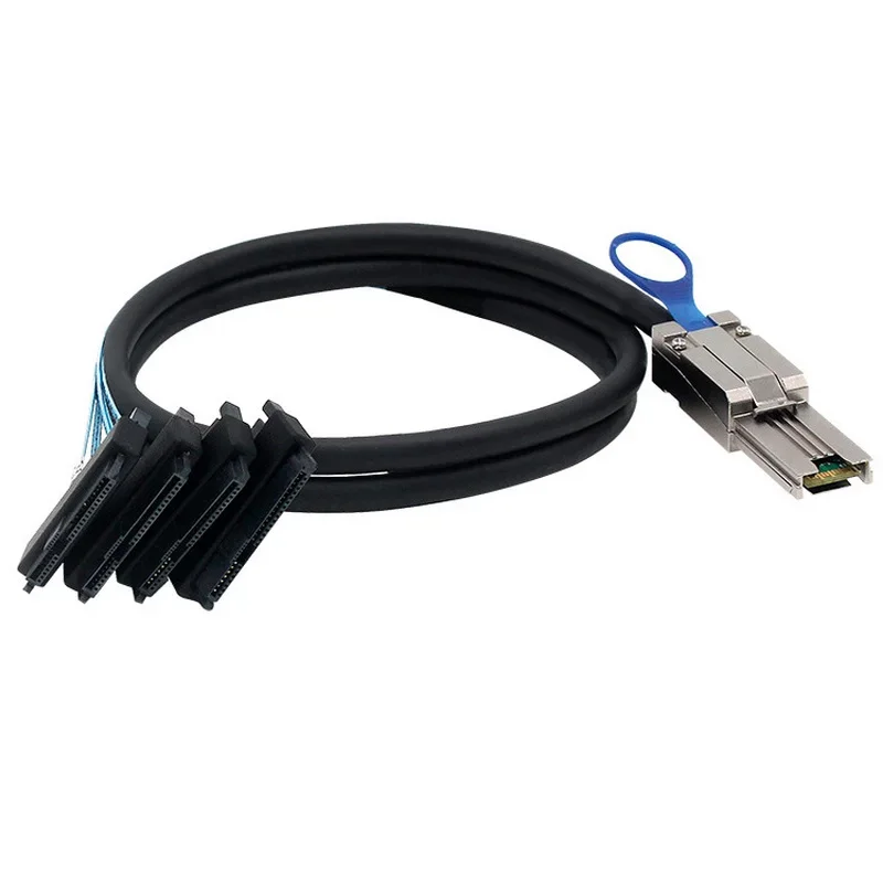 

Mini SAS 8088 Turn 4SFF-8482 29+15P All-in-one Array Card SATA Hard Disk Data Cable