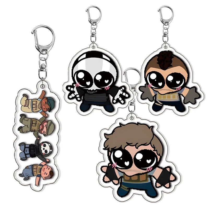 

Anime Hot Big Eyes Characters Pattern Acrylic Keychain Kawaii Cartoon Y2k Car Key Ring Accessories Charm Backpack Ornament Gift
