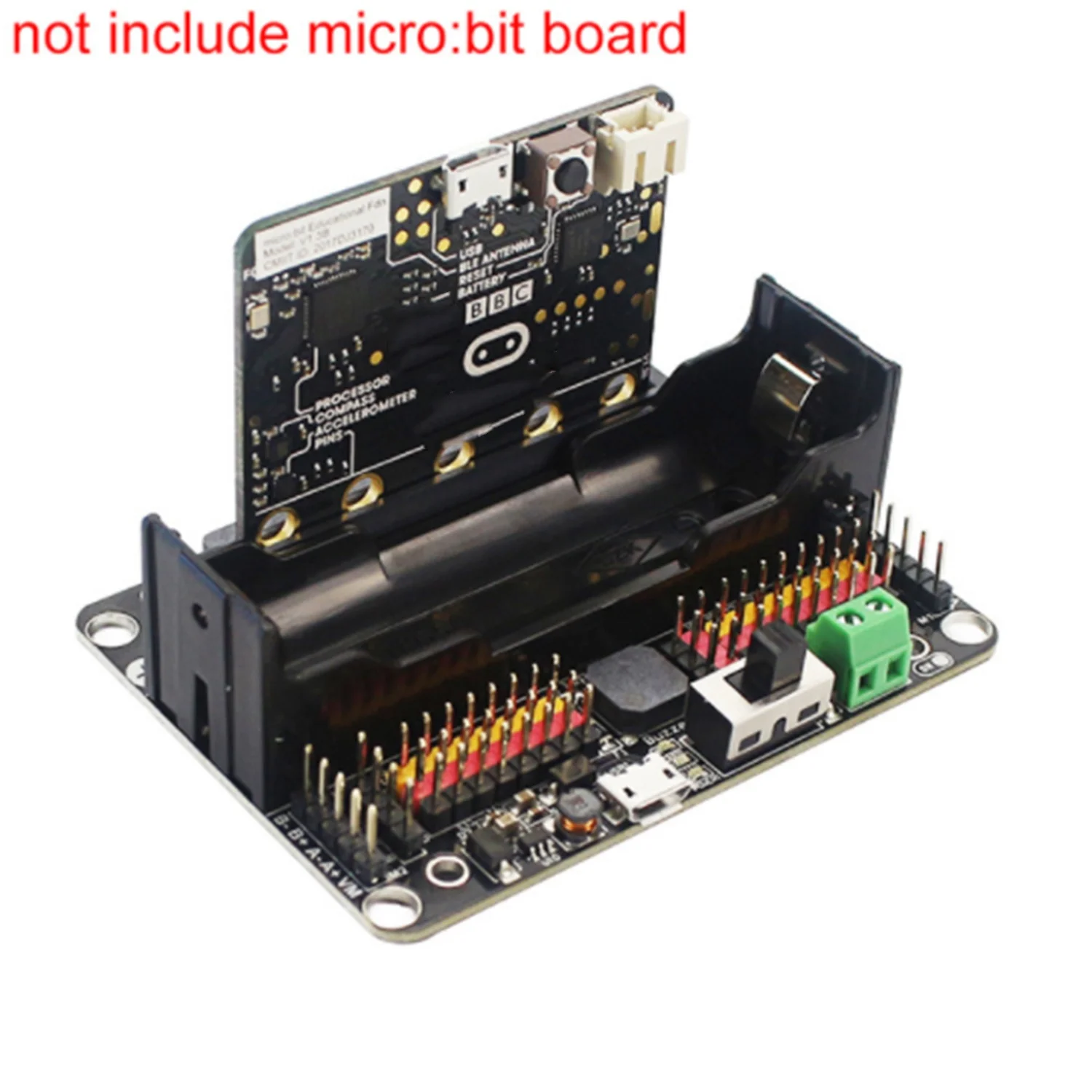 Untuk papan ekspansi MICROBIT untuk papan adaptor Microbit Robot pemrograman mobil pintar Swakarya Python ekspansi