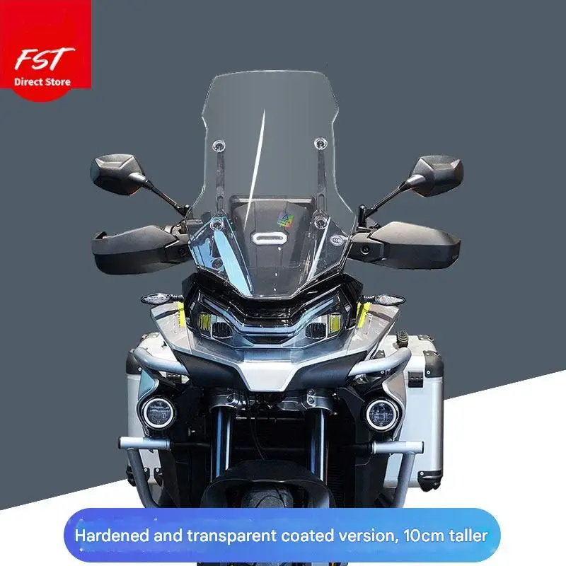 Optimized Height & Width Windshield for CFMOTO 800MT, Perfect Fit for Off-Road & Street Use