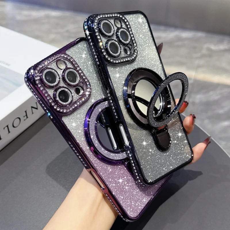 

Magnetic invisible stand is suitable foriphone17promaxPhone casexsmaxNewiphone16Female water drill13proProtective Sleeve12Advanc