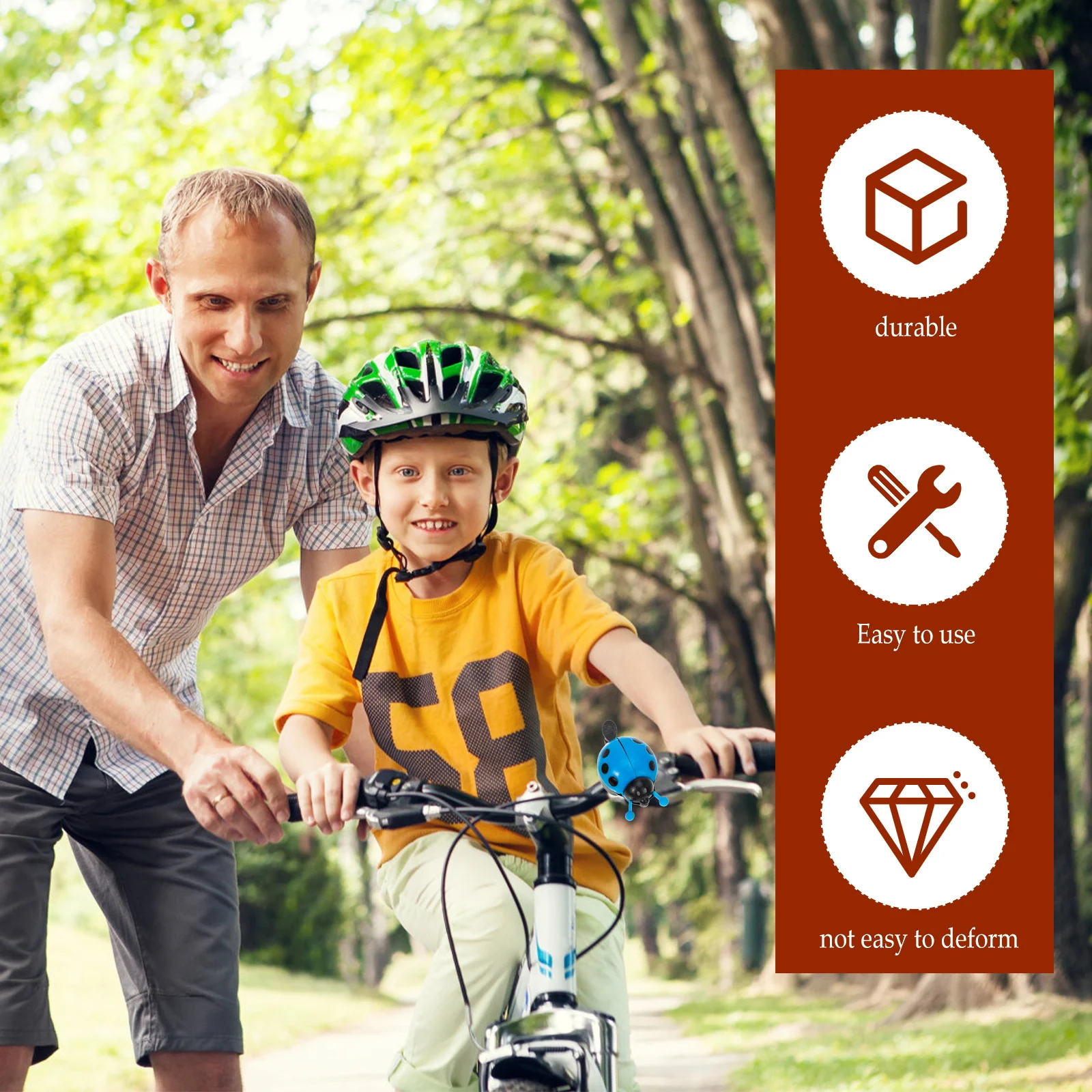 

4pcs Bike Bells Bicycle Bell Loud Durable Plastic Metal Handlebar Ring For Scooter Mountain Bike Accessories