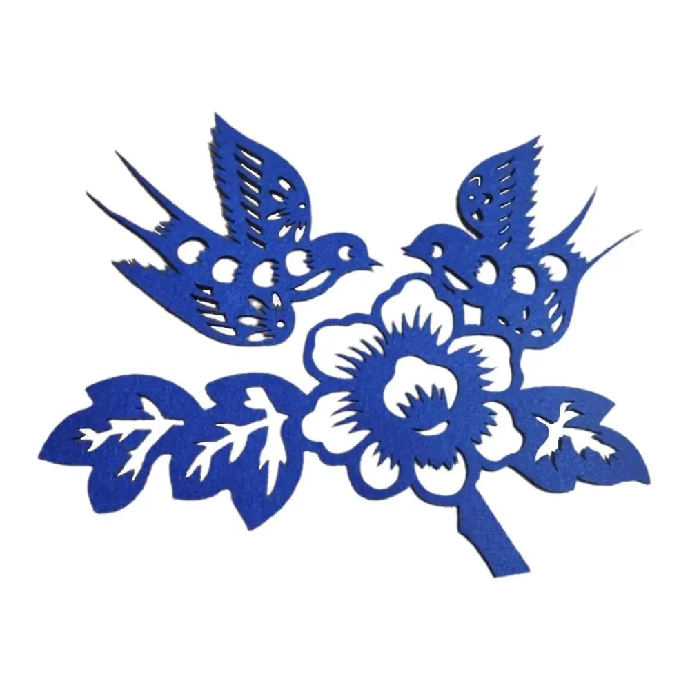 

Magpie Chinese Style Headpiece Flower Paper Cutting Style Hanfu Headwear Morning Robe Cheongsam Bride Wedding Headdress