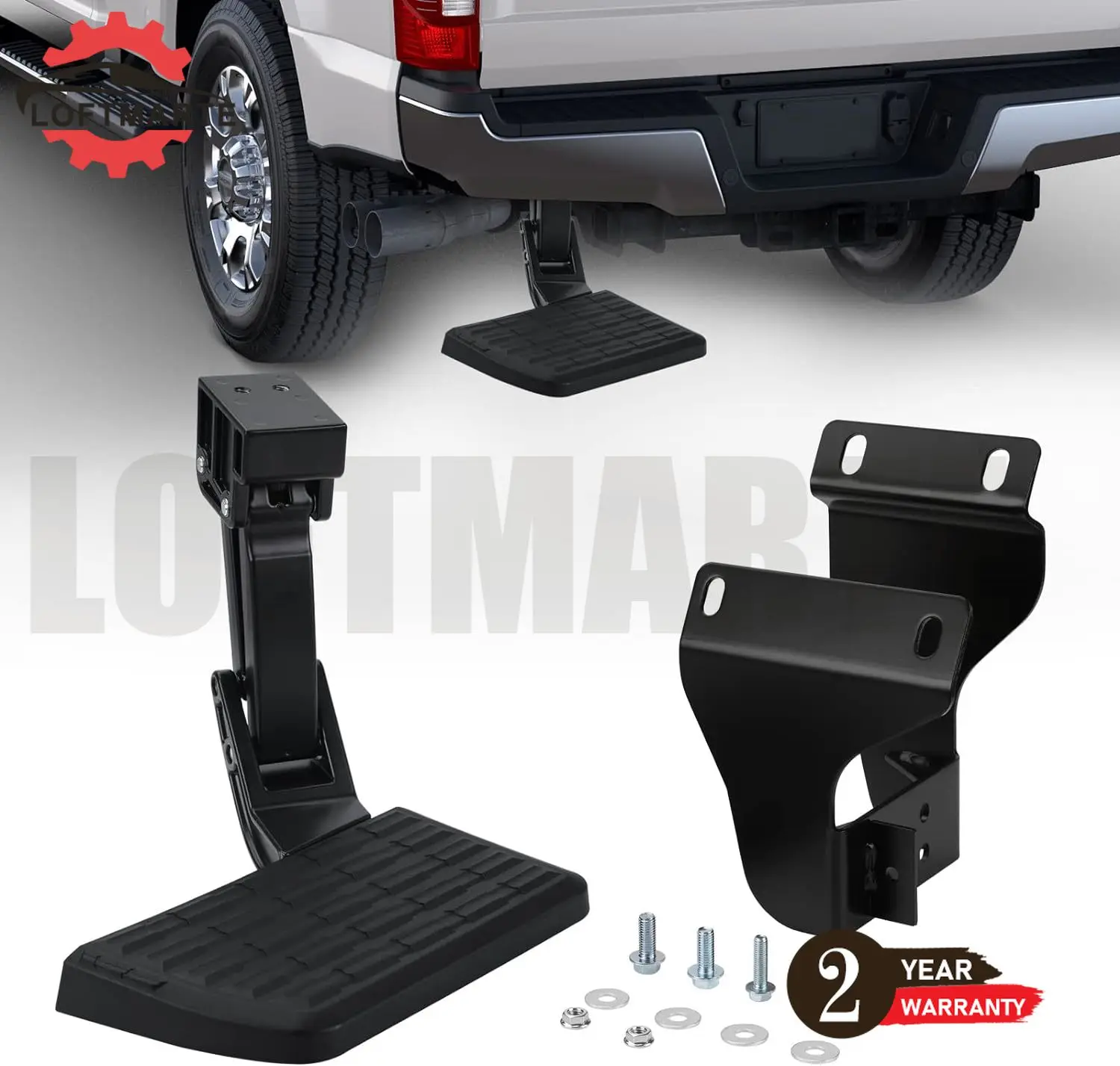 75312-01A Rear Bumper Pedal Tailgate Pedal Bed Step Retractable For Ford F-150 F150 2015-2020