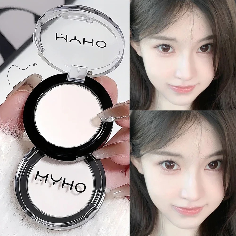 White Matte Highlighter Pink Purple Blush Palette Powder Eyeshadow Waterproof Lasting Face Contour Brightening Makeup Cosmetics