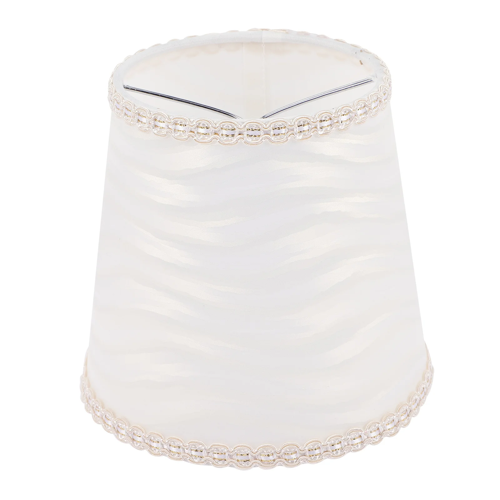 الثريا عاكس الضوء النسيج غطاء خفيف معدني جو دافئ غرفة نوم غرفة المعيشة دراسة مكتب مشبك صغير على المصابيح #6