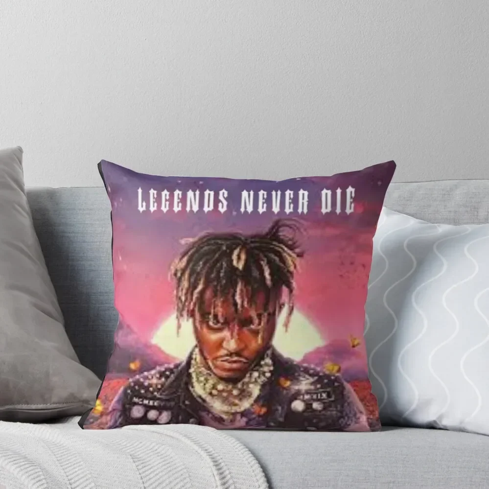 Legends Never Die Tribute Design Throw Pillow Cushions Pillows Aesthetic Pillow