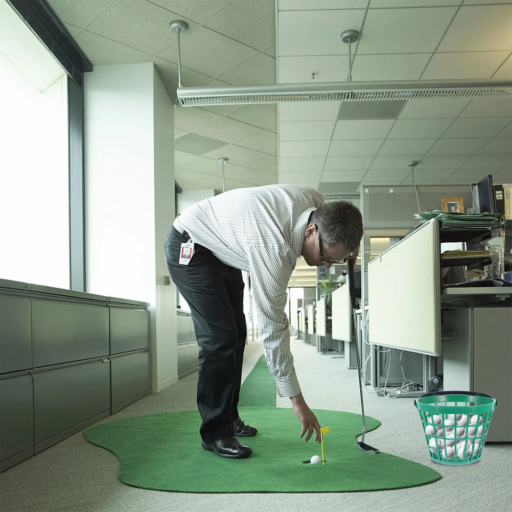 

Large Capacity Golf Ball Bucket Portable Plastic Storage Basket For Driving Range Training Outdoor Sports Supplies Organizer