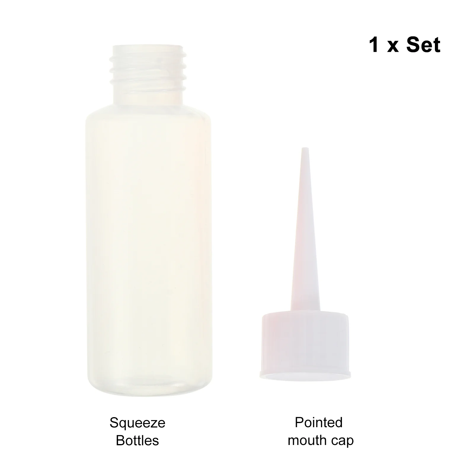 Mini Extruded Narrow Pourer Bottle Sauce Bottles Squeeze Pe Plastic Liquid Glue