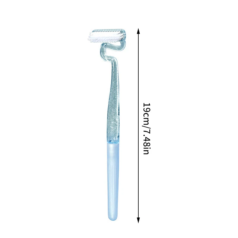 Cepillo de dientes en forma de S para adultos y hombres, interdentales cerdas suaves, recubrimiento de lengua, Interdent