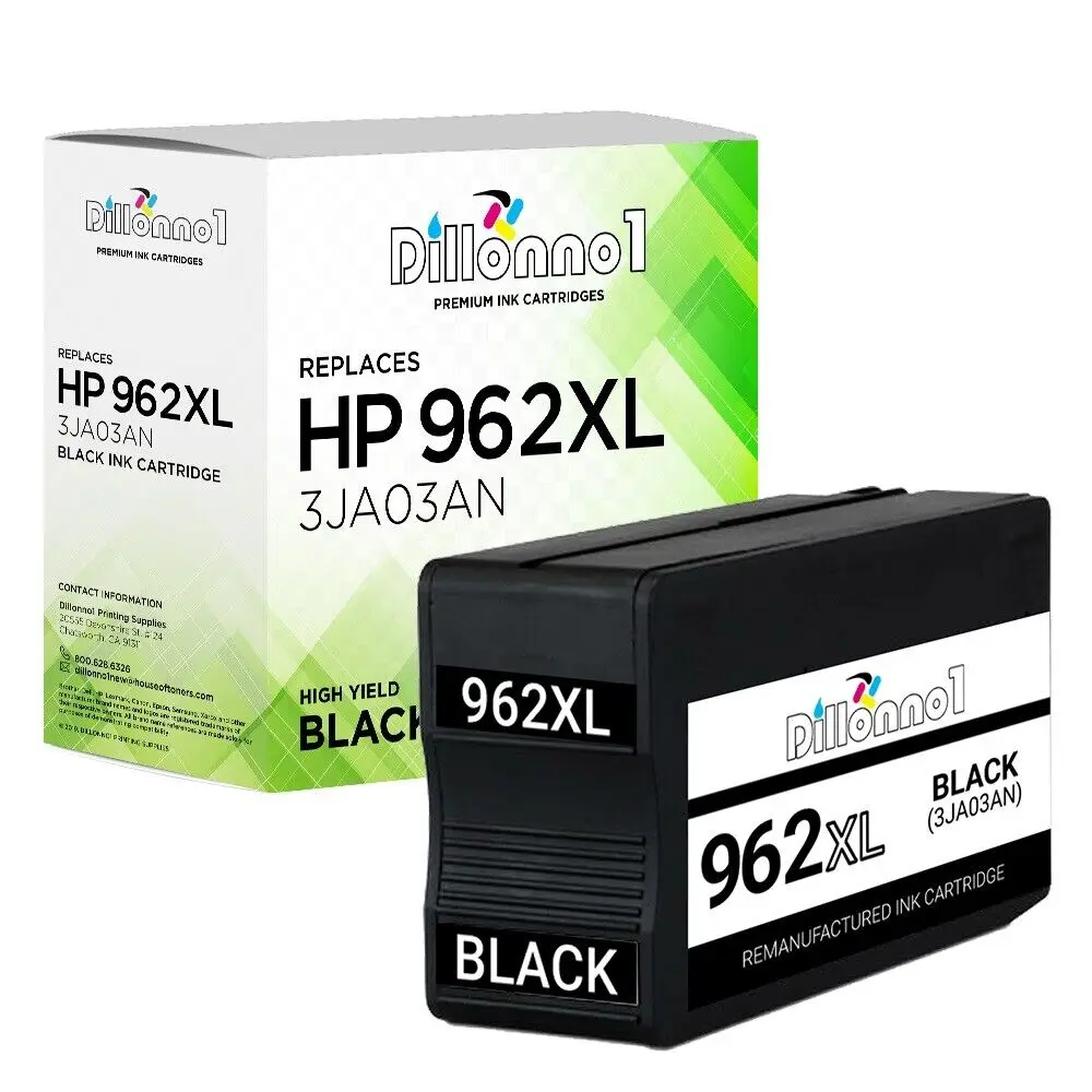 ตลับหมึก HP 962XL สีดำสำหรับ HP OfficeJet Pro 9010 9015 9018 9020 9025