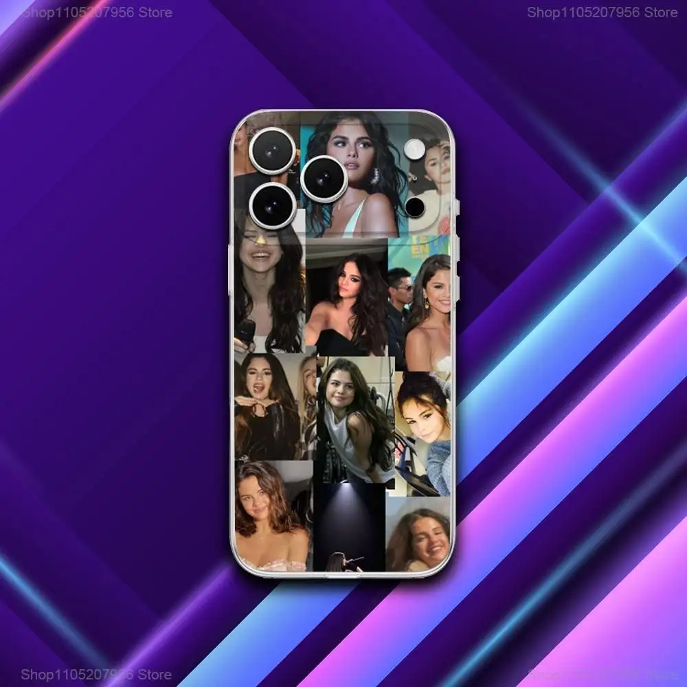 حافظة هاتف S-Selena Singer G-Gomez لهاتف iPhone 11,12,15,14,13,17,16,Pro,Plus,E,Max,Air,غطاء مغناطيسي صغير