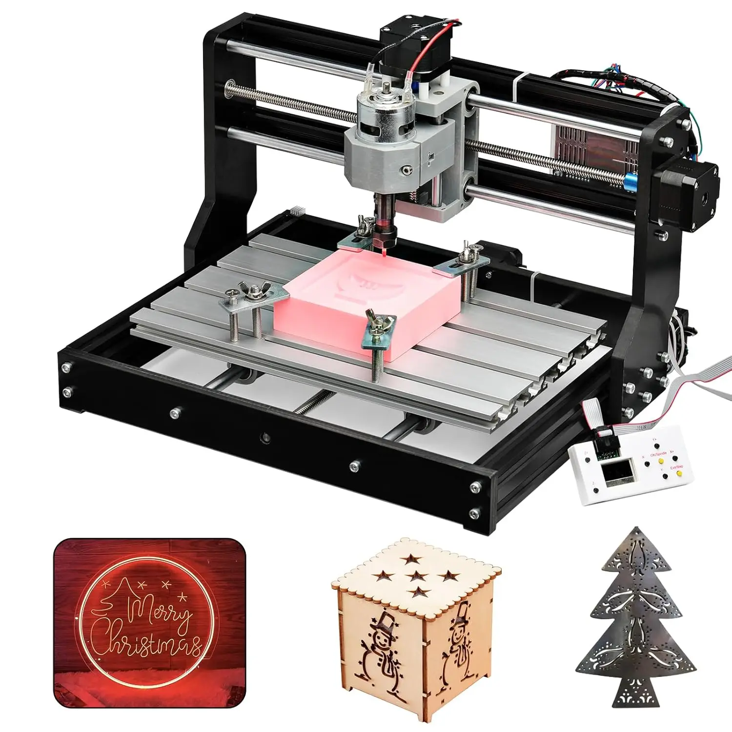 3018-PRO Router Kit GRBL Control 3 Axis Plastic Acrylic PCB PVC Wood Carving Milling Engraving Machine, XYZ Working Area 300x180