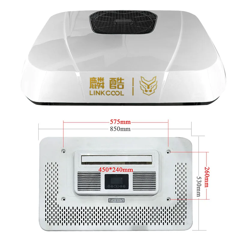 

12Volt Battery Powered Air Conditioner For Trucks Cabinet Air Conditioner Solar Panel Connecting Parking Truck Air Conditioner