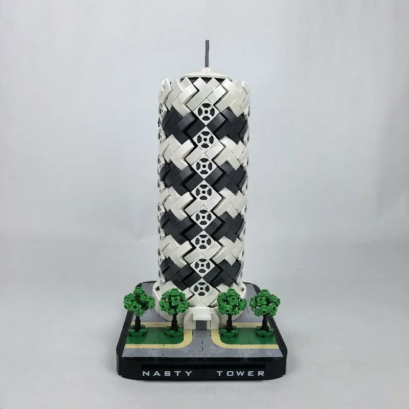 

Набор строительных блоков «Архитектурная башня» - современный набор кирпичиков для сборки небоскреба MOC для взрослых коллекционеров и любителей архитектуры, подарок