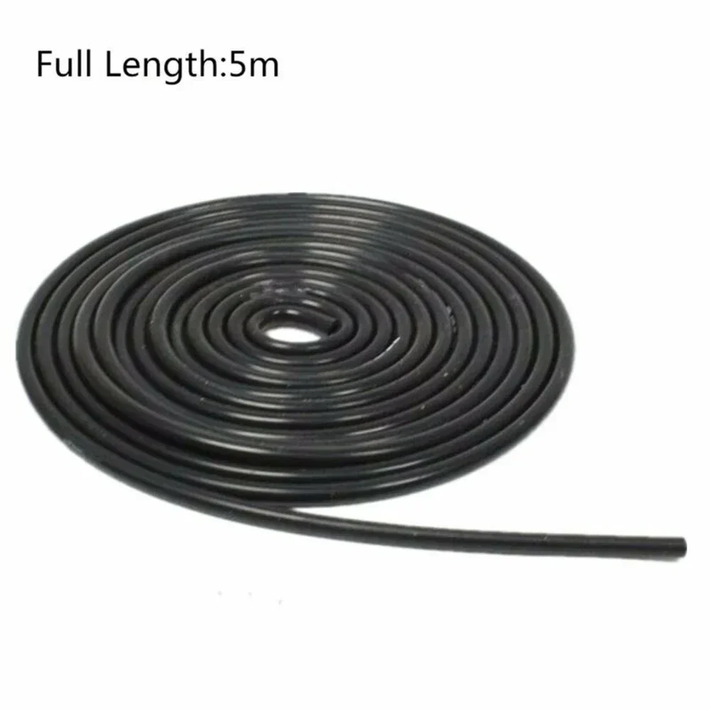 

Portable Useful Hose 5 Meter Fitting 1Pcs Parts Replacement Black Silicone rubber Pressure resistant Accessories