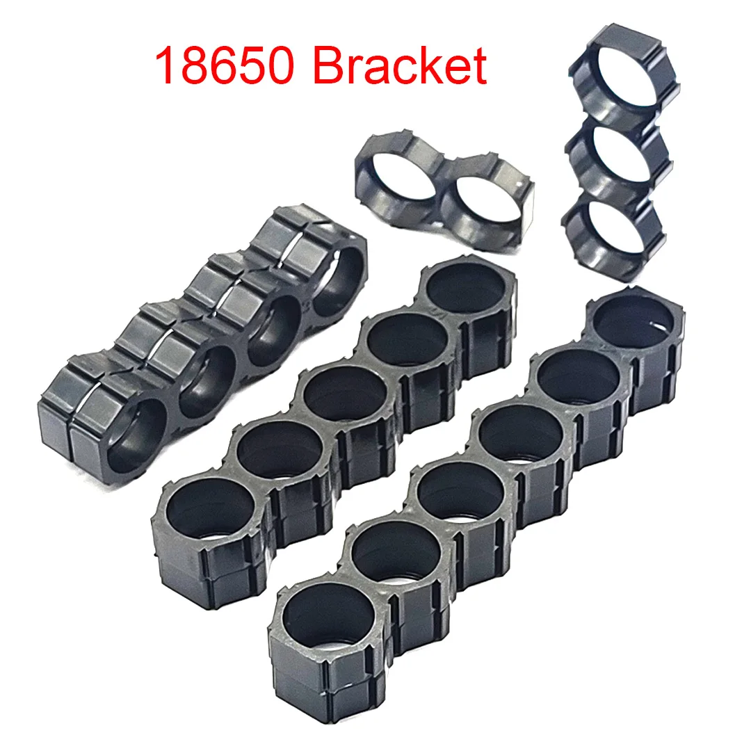 10Pcs 18650 Lithium Battery Holder Bracket Misalignment Spacer Assembly Group Moudle DIY Battery Box Pack Splicing Bracket