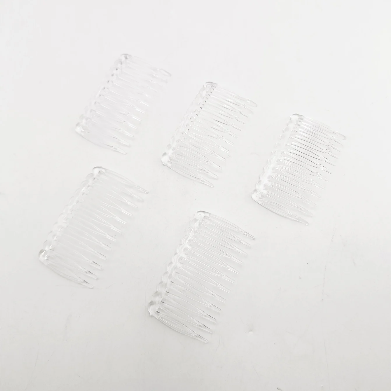 5/20 PCS 12 Zähne Einfache Haarkämme Gerade Zähne Kunststoff Haarschmuck Langlebige Französische Vintage Weben Haarnadeln Frauen – Detail 6