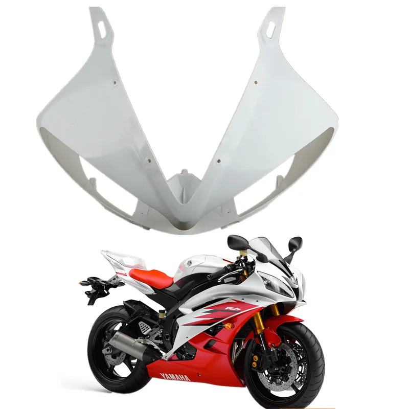 

For Yamaha YZF R6 2003-2005 R6S 2006-2009 Motorcycle Accessories Upper Front Fairing Cowl Nose