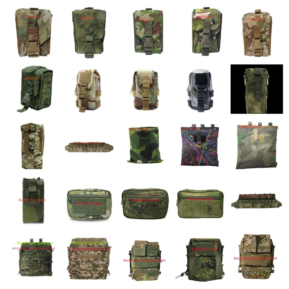 RS 500D Extended MOLLE Accessory Pack ,More Colors Can Be Customized