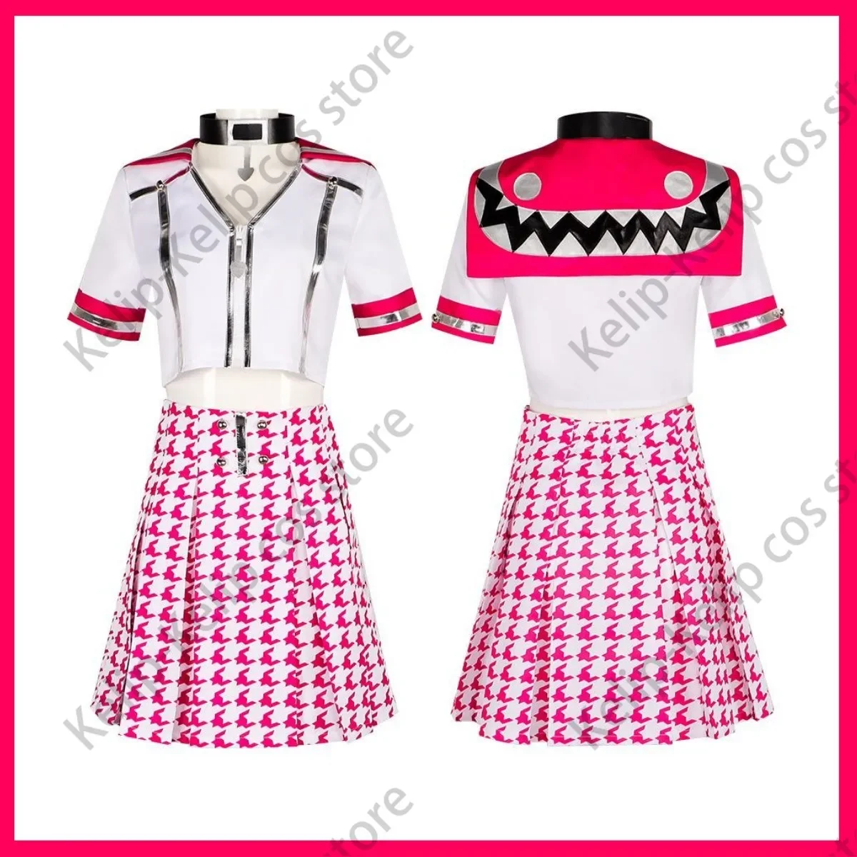 لعبة أنيمي شخصية 4 تأثيري زي للنساء ، ارتفاع Kujikawa ، زي موحد وردي ، تنورة ، جميل ، مثير ، جميل ، بدلة عيد الميلاد ، شعر مستعار P4