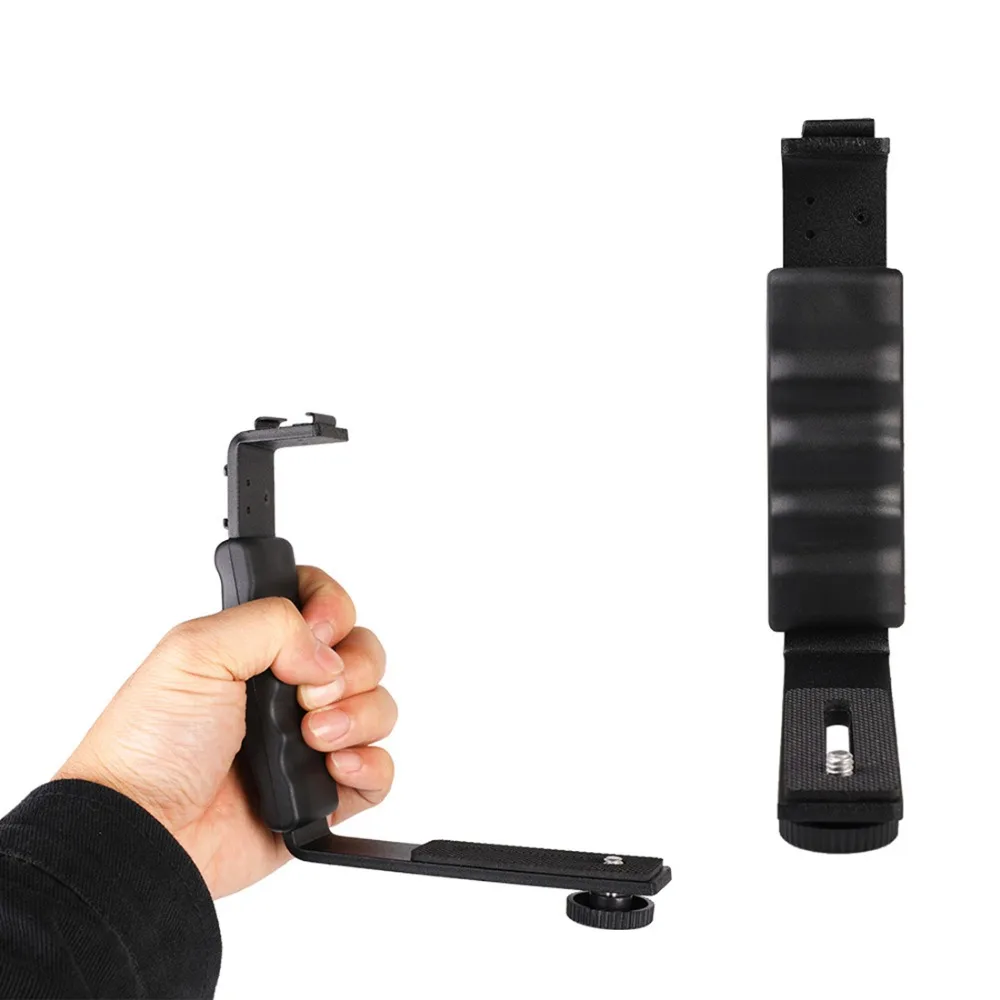 Kameraständer L-förmiger Winkel 2Shoe-Blitzhalterung DV-Halterung Tablett Dual Cold Shoe-Blitzhalterung für OSMO Mobile 3/4 Handheld Gimbal – Detail 4
