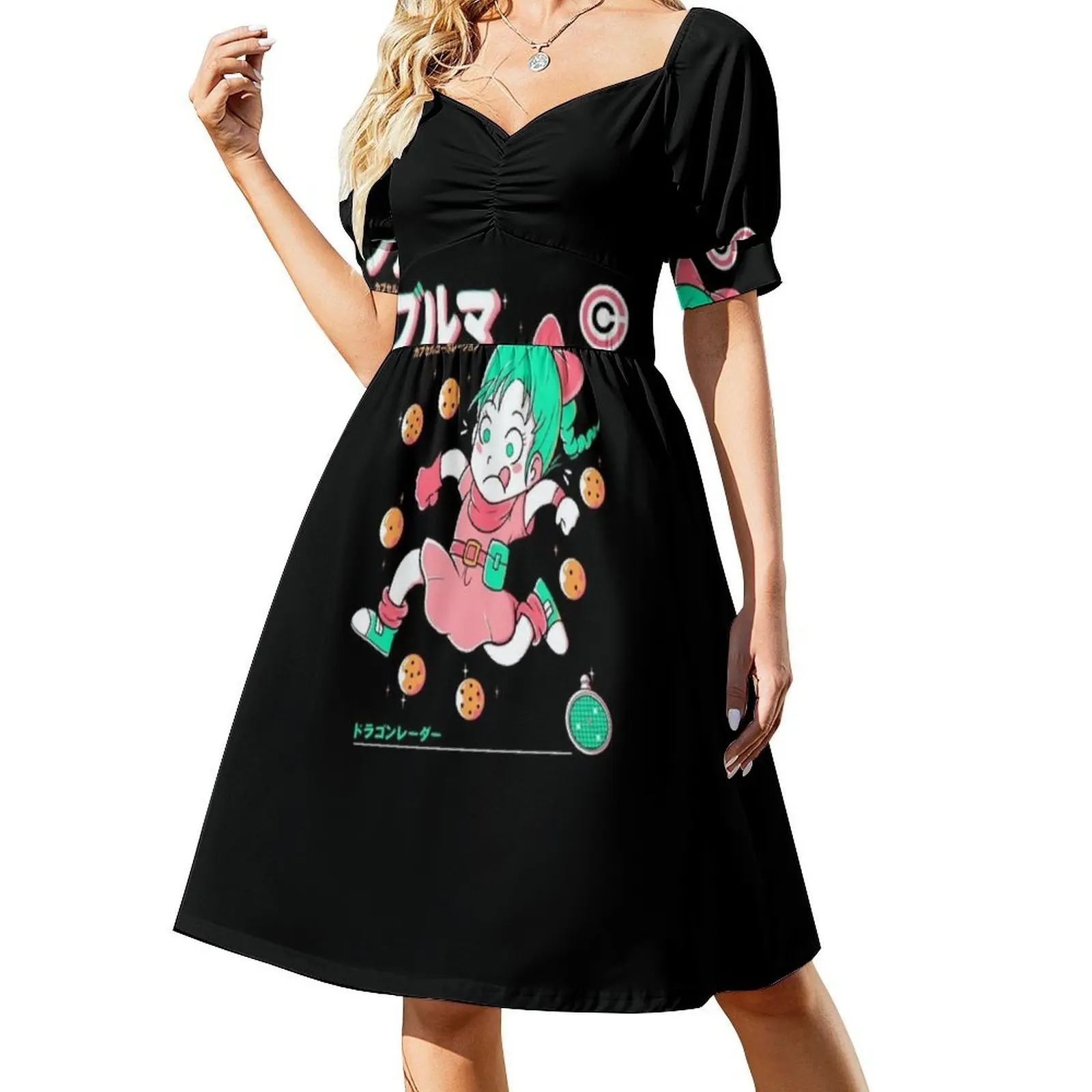 فستان My V1 النسائي الهيب هوب ملابس الشارع الشهير جرافيك طباعة ملابس الحفلات ملابس النادي لطيف للأطفال بولما لي 0 بولما لي 1 ملابس نسائية