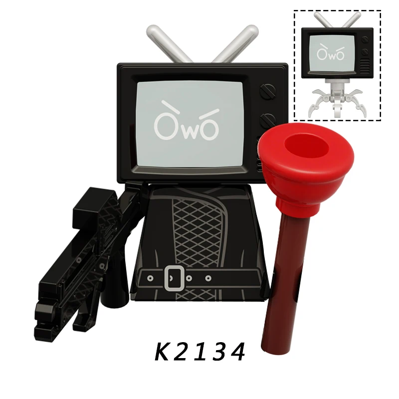 KDL818 Min Skibidi Toilet Man vs Monitor Building Block Camerman Titan Speakerman Toys For Children Christmas Birthday Gift