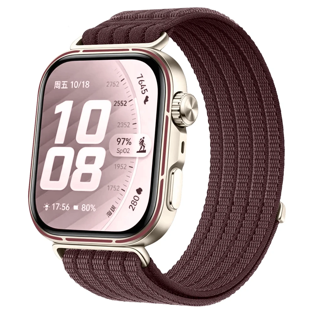 Nylon-Schlaufenarmband für Huawei Watch Fit3/4Pro/5Pro Geflochtenes Komfortables Atmungsaktives Band für Huawei Watch Fit3/Fit4/Fit5 Zubehör