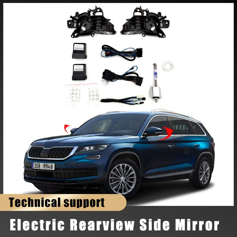 

For Skoda karoq 2018-2023 Auto Intelligent Automatic Car Electric Rearview Side Mirror Folding System Kit Module