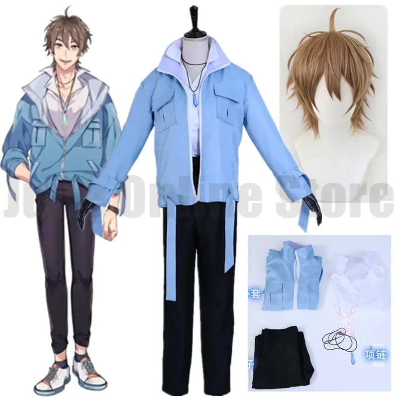 2025 2025 New Nu: Costume with Necklace Custom Size Game Nu: Eiden Cosplay Nu Carnival Hal AA 96ly