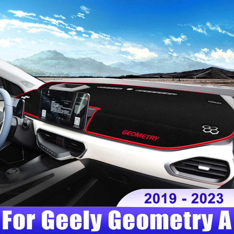 

For Geely Geometry A 2019 2020 2021 2022 2023 Car Dashboard Cover Dash Mat Sun Shade Non-slip Pad Accessories