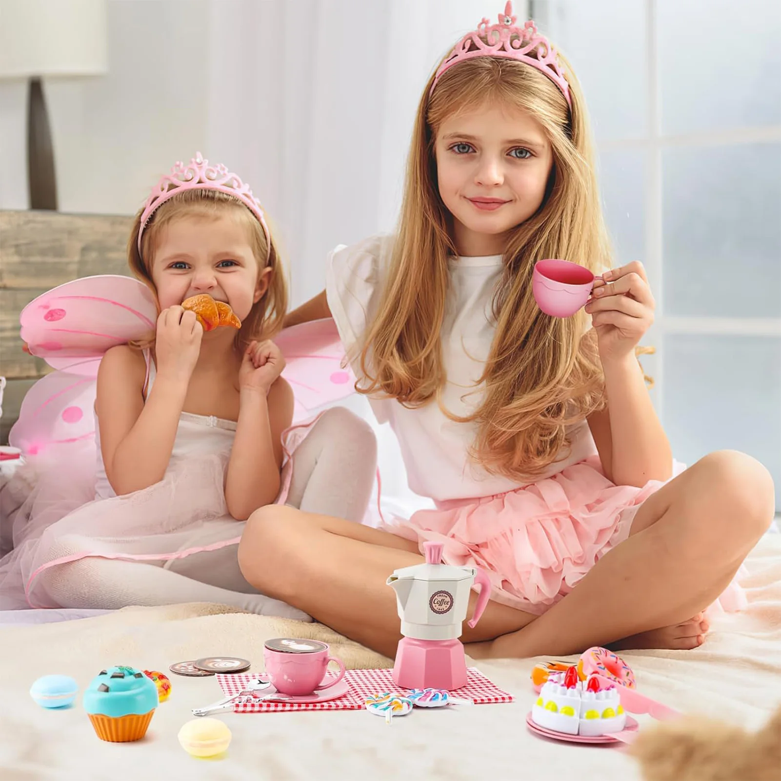 I bambini fanno finta di giocare con i giocattoli impostati divertenti strumenti da Picnic di simulazione Set di giocattoli per bambini ragazzi ragazze regali Cosplay