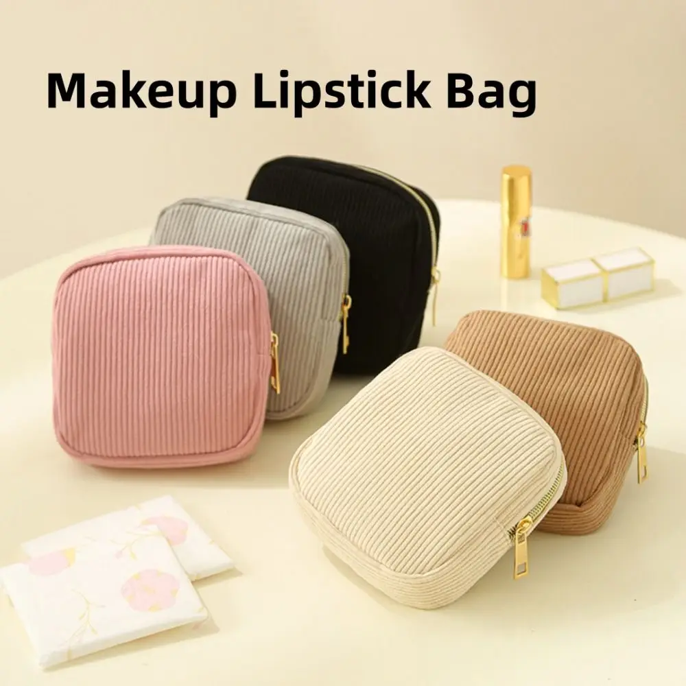 Fashion Mini Makeup Lipstick Bag Travel Organizer Bags Sanitary Napkins Case Small Pouch Cosmetic Storage Pouch Women