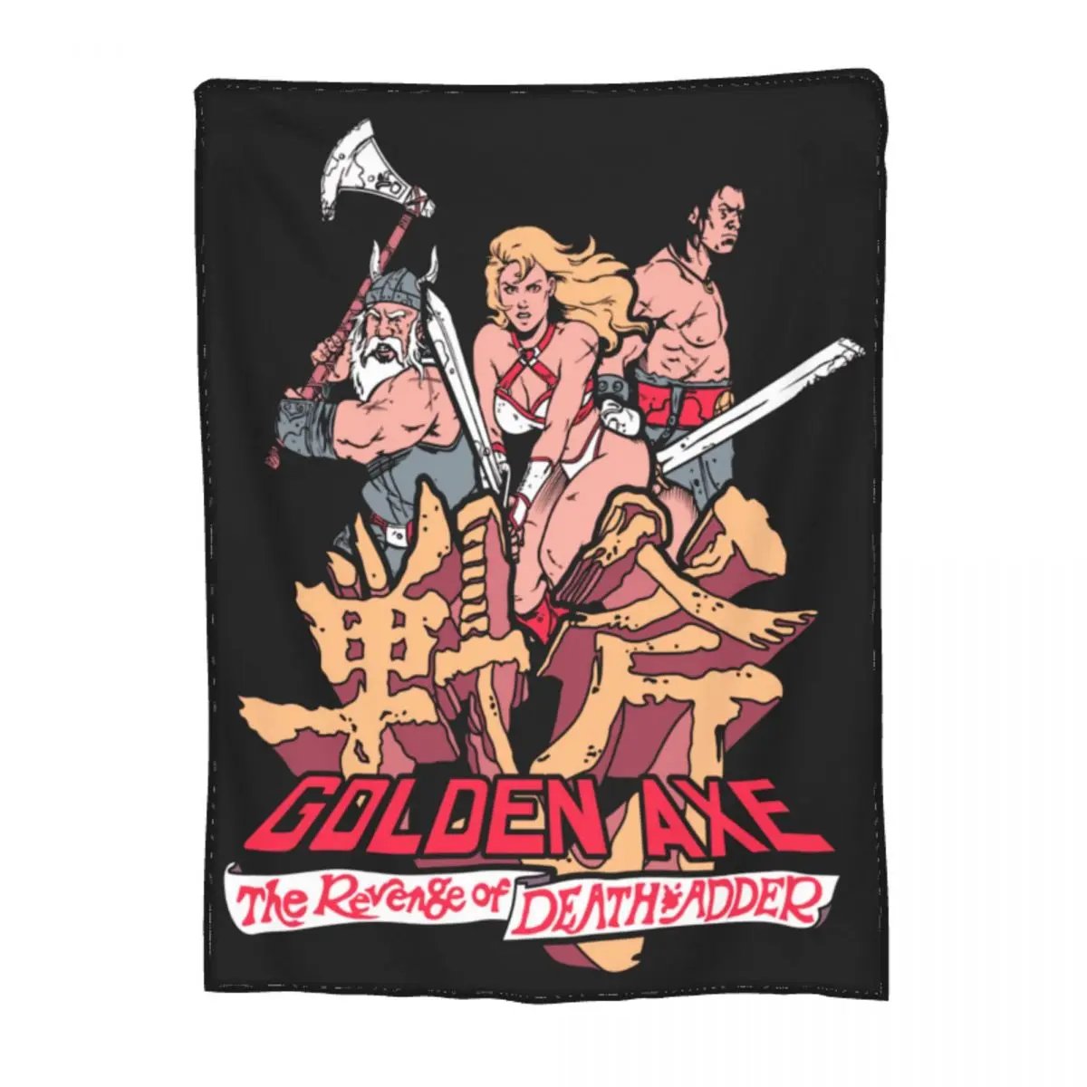 Golden Axe Arcade Video Game Blanket Velvet Suit for All Season Sofa Throw Blanket Relax Lightweight Thin