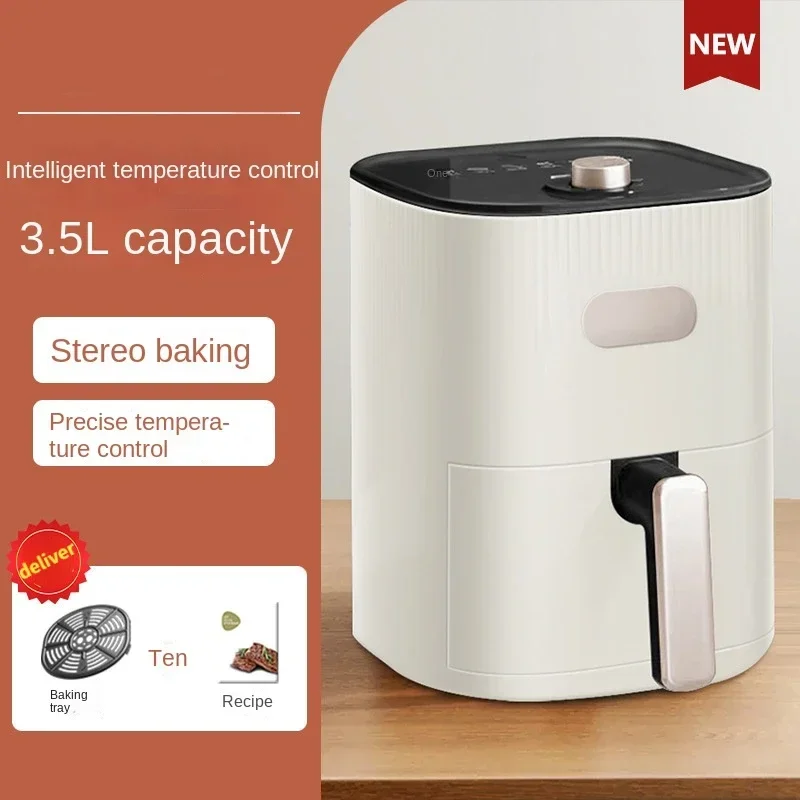 Air fryer, household high-capacity electric fryer, intelligent electric oven, fully automatic and multifunctional