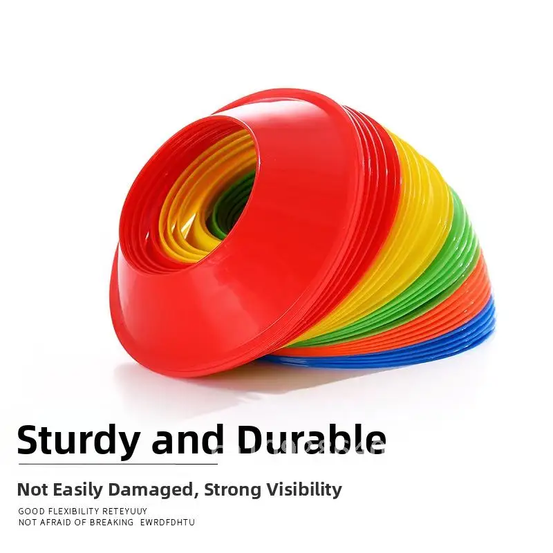 Football Ball Holder Multi functional Signage Disk Obstacle Training Equipment Football Training Signage Disk