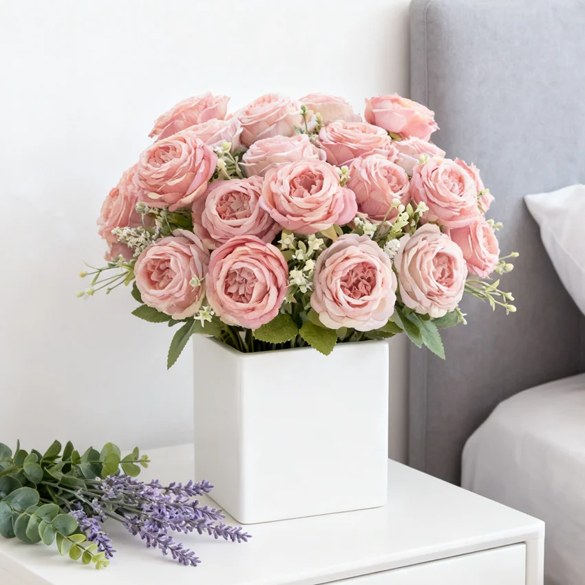 1PC 5 Heads Peony A…