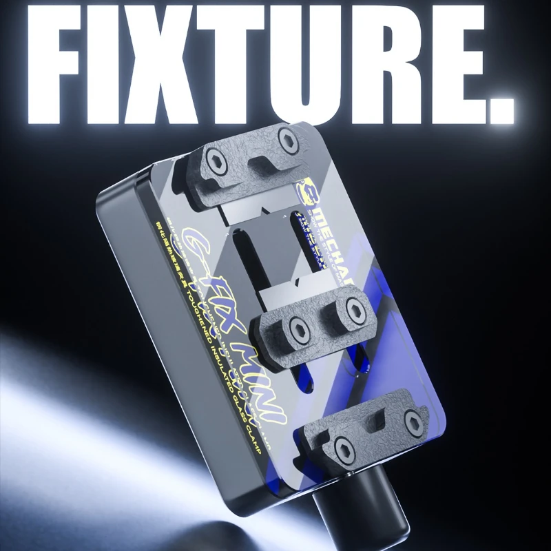 

Mechanic Heat-Resistant Glass Chip Clamp Tool - Multi-Function Precision Fixture for IC Motherboard Repair & PCB Maintenance