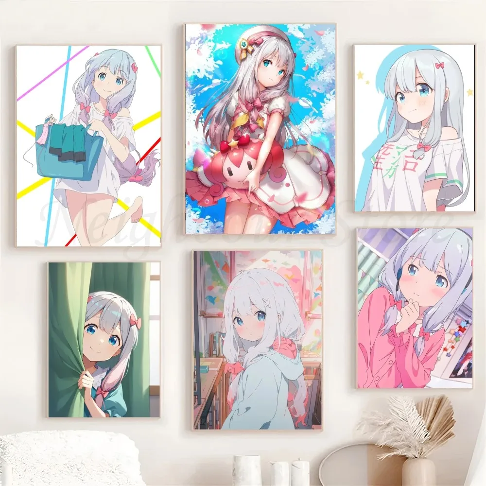 Izumi Sagiri Animation Eromanga Sensei Poster Wall Art Home Decor Room Decor Digital Painting Living Room Restaurant Kitchen Ar