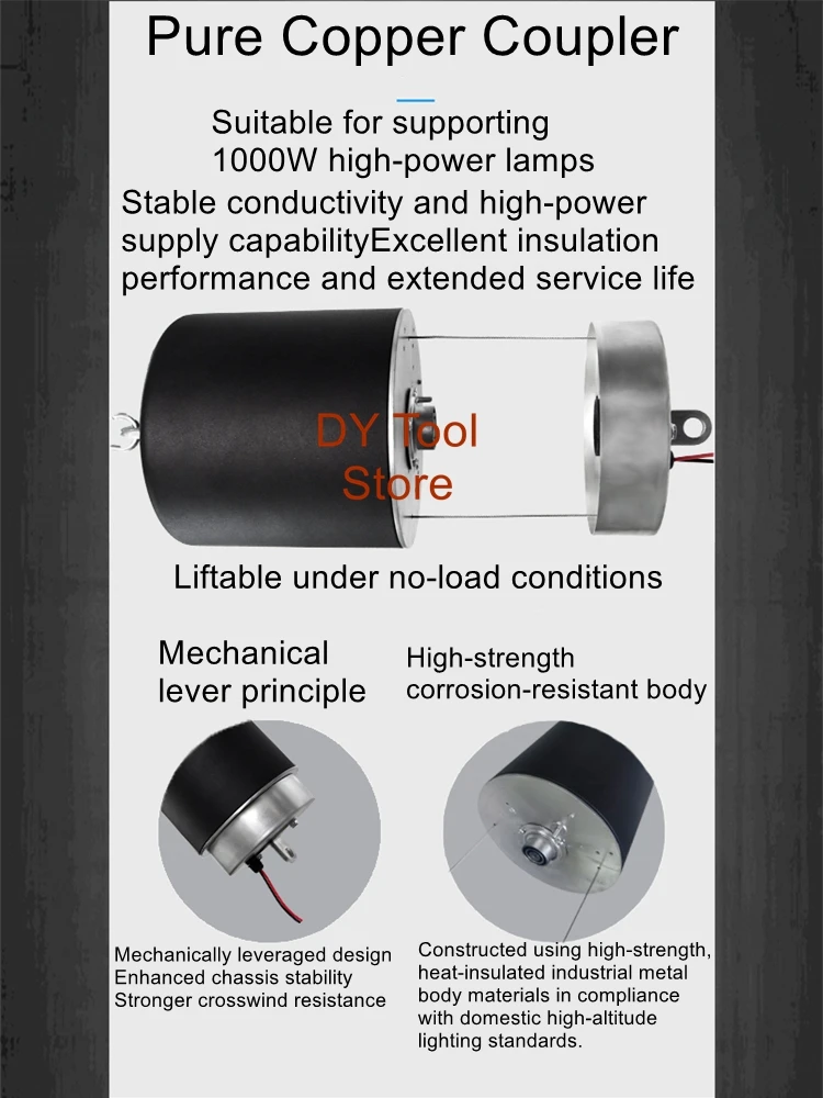 

LED mining lamp lifter electric remote control lamp for engineering grade lighting