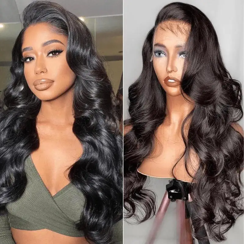 11A Body Wave Wig Brazilian Transparent Lace Front 100% Human Hair Glueless 13x4 Lace Frontal For Black Women Wigs Ready To Wear