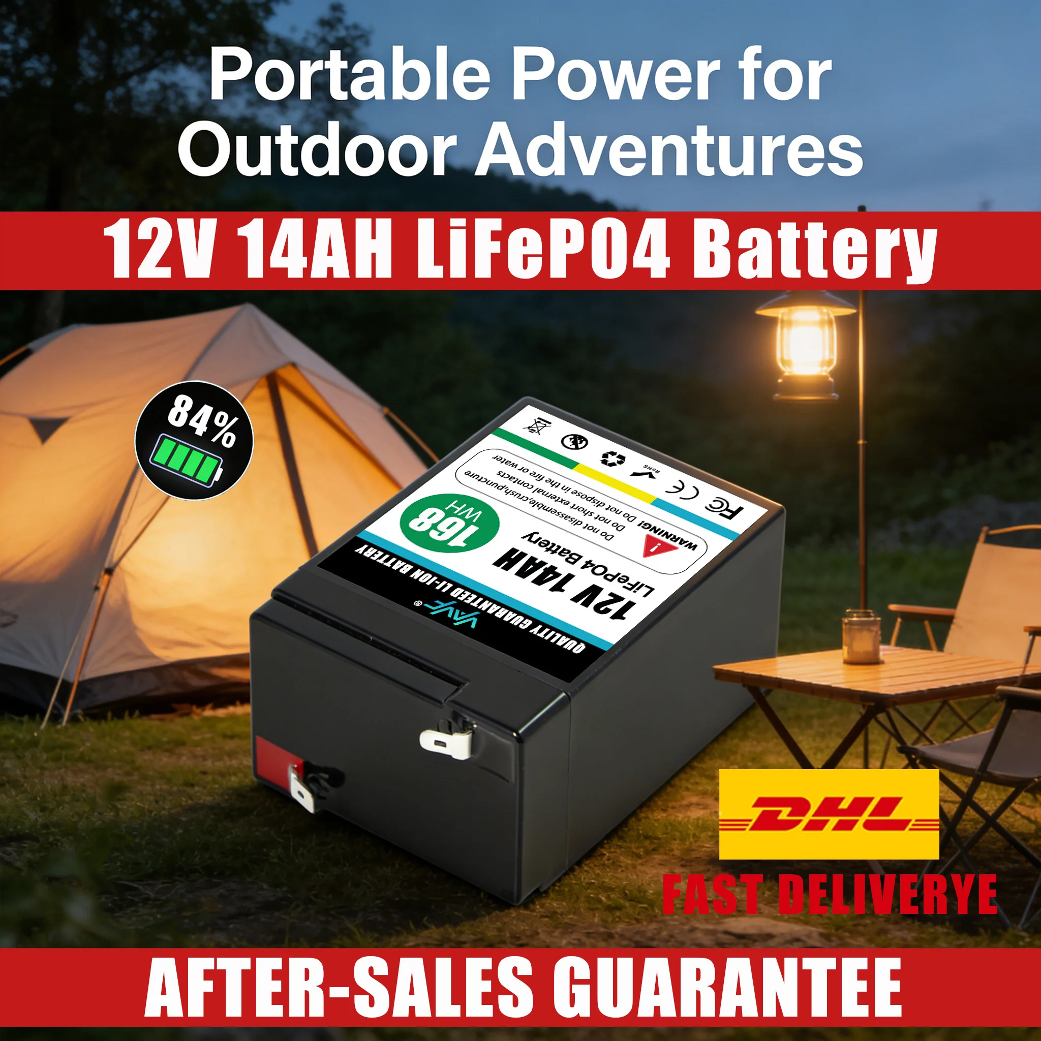 Lifepo4🍹12V 14Ah Ba…